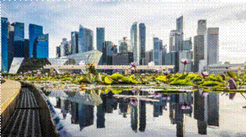 Imagen central de Singapur