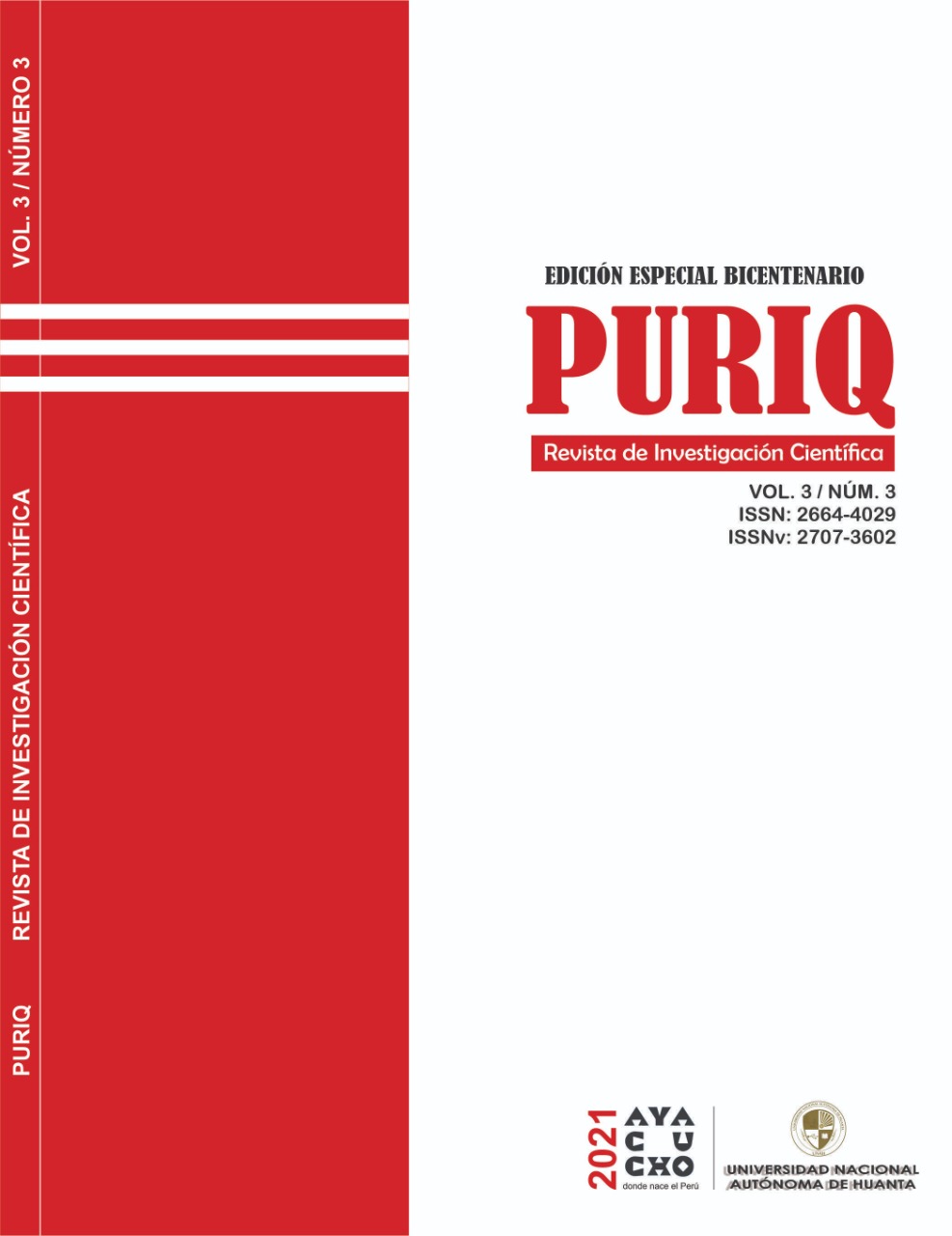 					Ver Vol. 3 Núm. 3 (2021): PURIQ (Edición especial bicentenario)
				